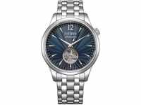 Citizen Herren-Uhren Automatik One Size Blau, Silber 32026888