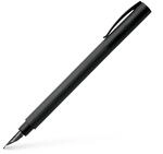 FABER-CASTELL 147152 - F&uuml;ller Ambition All Black, Federbreite EF, schwarz