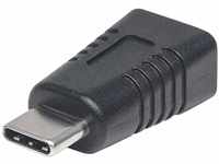 Manhattan 354677 USB 3.1 Mini-B Buchse auf Typ C-Stecker Adapter (G1) schwarz