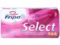 Fripa Select Toilettenpapier 8 x 180 Blatt, 3lagig, TAE, 100% Zellstoff, PEFC