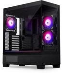 Phanteks 523 XT View Computergeh&auml;use/Spielschrank &ndash; Schwarz | 3 x 120 mm