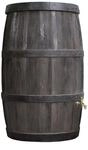 Regentonne rund Regenwassertank Burgund 500 Liter braun aus UV- und