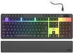 uRage Gaming-Keyboard Exodus 515 Illuminated, transparente Tastatur mit Abnehmbarer