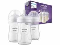 Philips Avent Babyflaschen Natural Response – 3x Babyflaschen, 260 ml, für