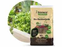 bionero® Bio-Hochbeeterde Gemüse satt 40 l Terra Preta Bodenverbesserer...