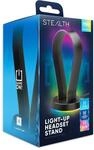 Stealth LED Light Up Gaming Headset St&auml;nder in Schwarz f&uuml;r PS4, PS5, Xbox, Switch