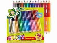 JOLLY Superstick Crazy Farbstifte 24 Stifte mit 48 Farben