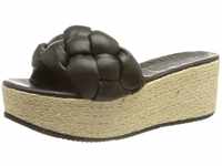 Shabbies Amsterdam Damen SHS1102 Sandale, Black, 38 EU