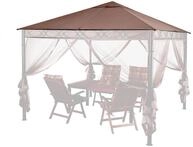 QUICK STAR Ersatzdach 3x3m Stil Pavillon Taupe