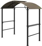 Outsunny 1,1 x 2,3m BBQ Grillpavillon mit Haken, Grill&uuml;berdachung Wetterfester