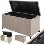 Casaria&reg; Gartenbox Auflagenbox mit Rollen 270L Stauraum UV-best&auml;ndig...