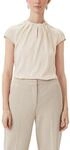 Comma Satinbluse mit Raffung
