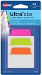 AVERY Zweckform Art. 74753 Haftstreifen transparent/neon (24 Haftnotizen,