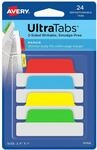 AVERY Zweckform Art. 74768 Haftstreifen transparent/bunt (24 Haftnotizen,