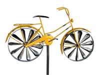 DanDiBo Gartenstecker Metall Fahrrad XL 160 cm Gelb 96101 Shabby Windspiel...