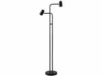 Lindby Stehlampe 'Skalum' (Modern) in Schwarz aus Metall u.a. für Wohnzimmer &