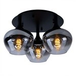Globo Design Deckenleuchte Maxy schwarz 3-flammig - 15548-3D