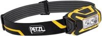 PETZL ARIA 2, Kompakte, langlebige, wasserdichte Stirnlampe, 450 Lumen, Schwarz