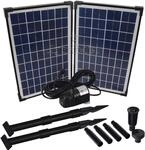Agora-Tec&reg; AT-20W Solar Teichpumpe 20 Watt Hmax.: 1360l/h Fontainenh&ouml;he: 2,10m f&uuml;r