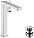 hansgrohe Tecturis E - Waschtischarmatur mit Push-Open Ablauf, energiesparend