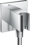 hansgrohe Wandanschluss mit Duschkopfhalterung FixFit E, Chrom