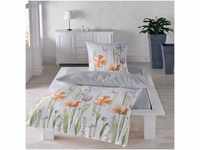 Traumschlaf Seersucker Bettwäsche Set • aus 100% Baumwolle in floralen...