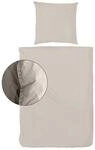 Enrico Coss Bettw&auml;sche Stonewashed leinen, 1 Bettbezug 240 x 220 cm + 2