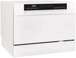 Exquisit Tischgeschirrsp&uuml;ler GSP206-030D weiss | Sp&uuml;lmaschine 55 cm freistehend 
