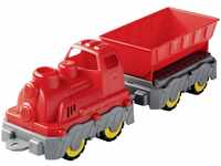 Big Power Worker Mini Zug (45 cm) - Spielzeug-Lokomotive mit Kipp-Wagon für Indoor &