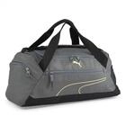 Puma Fundamentals Sports Bag S, Unisex-Erwachsene Sporttasche, Mineral Gray-Lime