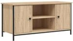 vidaXL TV-Schrank Sonoma-Eiche 100x40x50 cm Holzwerkstoff