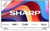SHARP 55GP6260E Quantum Dot Google TV 139 cm (55 Zoll) 4K Ultra HD QLED Google TV