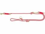 Trixie V-Leine Soft Rope, M-L, 2 m/10 mm, rot - verstellbare Hundeleine f&uuml;r