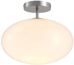 Lindby Deckenlampe Sonika in Alu (1 flammig, E27) - Deckenleuchte Lampe