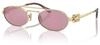MIU MIU 0MU 54ZS Sonnenbrille, Damen, mehrfarbig (mehrfarbig), Einheitsgr&ouml;&szlig;e