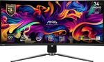 MSI MAG 341CQPDE QD-OLED 34-Zoll-UWQHD-Curved-Gaming-Monitor 1800R, 3440 x 1440