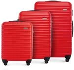 WITTCHEN Reisekoffer 3er Koffer-Set Rollkoffer Trolley Handgep&auml;ck Reisekofferset