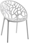 CLP Gartenstuhl stapelbar wetterfest Hope, Gartensessel mit Lehne UV-best&auml;ndig,
