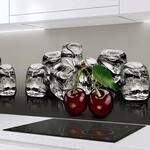 Rodnik K&uuml;chenr&uuml;ckwand robuste ABS-Kunststoff Platte Monolith in Deluxe Qualit&auml;t,