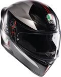 AGV K1 S Lap Helm, schwarz matt/rot, XL (61/62)