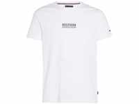 Tommy Hilfiger Herren T-Shirt Kurzarm Rundhalsausschnitt, Weiß (White), M
