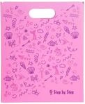 Step by Step Heftbox mit Tragegriff, Pink, f&uuml;r Hefte und Schnellhefter, DIN A4, Fach