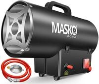 Masko&reg; Gasheizgebl&auml;se Gasheizer Heizkanone Gasheizstrahler 15 KW Bauheizer Gas