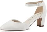 Tamaris Damen Pumps mit Blockabsatz, wei&szlig;, 39 EU
