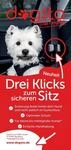 Dogsto Hunde Sicherheitsgurt f&uuml;r jedes Auto mit mittiger Befestigung am