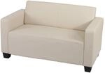 Mendler 2er Sofa Couch Lyon Loungesofa Kunstleder - Creme