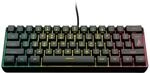 SureFire Kingpin X1 60% Gaming Tastatur US English, Gaming Multimedia Keyboard klein