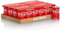 48x Coca Cola original mini dosen kohlens&auml;urehaltiges Getr&auml;nk 150ml Softdrink