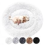 Wahre Tierliebe Hundebett Fluffy Wolke - Das Original, mit waschbarem Bezug