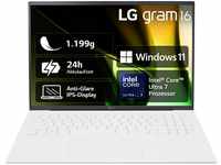 2024 LG gram 16 Zoll Notebook - 1199g Intel Core Ultra7 Laptop (16GB RAM, 1TB Dual